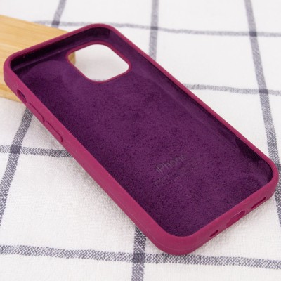Чехол Silicone Case Full Protective (AA) для Apple iPhone 13 mini (5.4") Бордовый / Maroon Чехол Silicone Case Full Protective (AA) для Apple iPhone 13 mini (5.4") Бордовый / Maroon
