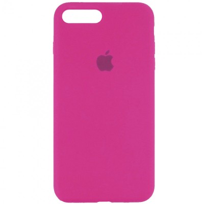 Чехол Silicone Case Full Protective (AA) для Apple iPhone 7 plus / 8 plus (5.5") Малиновый / Dragon Fruit