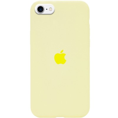 Чехол Silicone Case Full Protective (AA) для Apple iPhone SE (2020) Желтый / Mellow Yellow Чехол Silicone Case Full Protective (AA) для Apple iPhone SE (2020) Желтый / Mellow Yellow