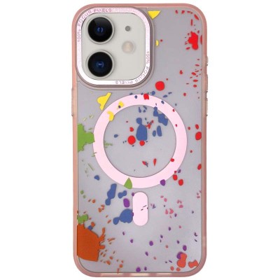 Чехол TPU+PC Flush with MagSafe для Apple iPhone 11 (6.1") Baby pink Чехол TPU+PC Flush with MagSafe для Apple iPhone 11 (6.1") Baby pink