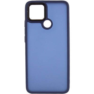 Чехол TPU+PC Lyon Frosted для Oppo A15s / A15 Navy Blue
