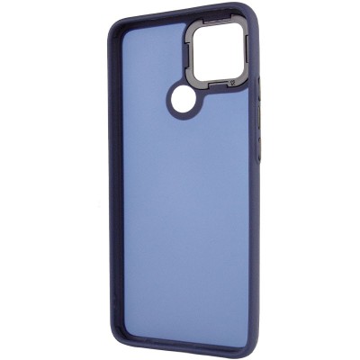 Чехол TPU+PC Lyon Frosted для Oppo A15s / A15 Navy Blue