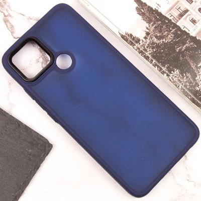 Чехол TPU+PC Lyon Frosted для Oppo A15s / A15 Navy Blue
