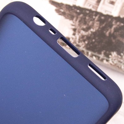 Чехол TPU+PC Lyon Frosted для Oppo A15s / A15 Navy Blue