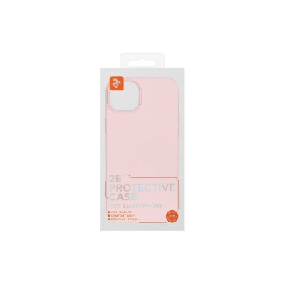 Чохол 2Е Basic для iPhone 14 Max, Liquid Silicone, рожевий (2E-IPH-14M-OCLS-RP)