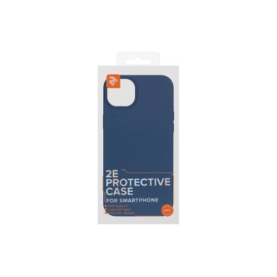 Чохол 2Е Basic для iPhone 14 Max, Liquid Silicone, синій світлий (2E-IPH-14M-OCLS-CB)