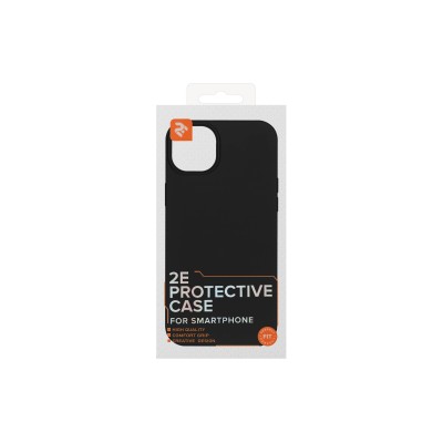 Чохол 2Е Basic для iPhone 14 Max, Liquid Silicone,чорний (2E-IPH-14M-OCLS-BK)