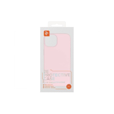 Чохол 2Е Basic для iPhone 14, Liquid Silicone, рожевий (2E-IPH-14-OCLS-RP)