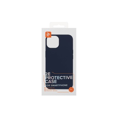 Чохол 2Е Basic для iPhone 14, Liquid Silicone, синій темний (2E-IPH-14-OCLS-MB)