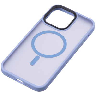 Чохол 2Е Basic для iPhone 15 Pro , Soft Touch MagSafe Cover, синій світлий (2E-IPH-15PR-OCLS-LB) Чохол 2Е Basic для iPhone 15 Pro , Soft Touch MagSafe Cover, синій світлий (2E-IPH-15PR-OCLS-LB)
