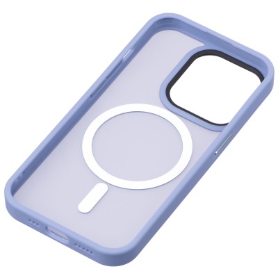 Чохол 2Е Basic для iPhone 15 Ultra, Soft Touch MagSafe Cover, синій світлий (2E-IPH-15U-OCLS-LB) Чохол 2Е Basic для iPhone 15 Ultra, Soft Touch MagSafe Cover, синій світлий (2E-IPH-15U-OCLS-LB)
