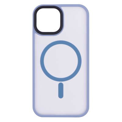 Чохол 2Е Basic для iPhone 15, Soft Touch MagSafe Cover, синій світлий (2E-IPH-15-OCLS-LB) Чохол 2Е Basic для iPhone 15, Soft Touch MagSafe Cover, синій світлий (2E-IPH-15-OCLS-LB)