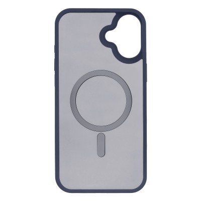 Чохол 2Е Basic для iPhone 16 Plus, Soft Touch MagSafe Cover, синій темний (2E-IPH-16PL-OCLS-DB)