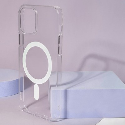 Чохол Baseus Crystal Magnetic iPhone 14 Plus/15 Plus transparent