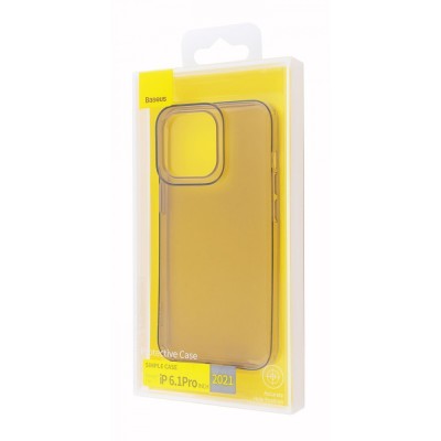 Чохол Baseus Simple (TPU) iPhone 13 Pro black (ARAJ000401)