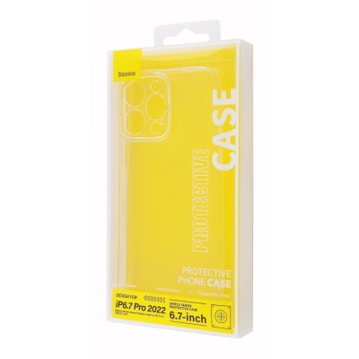 Чохол Baseus Simple (TPU) iPhone 14 Pro Max transparent