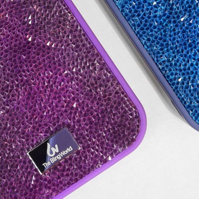 Чохол Bling World Rock Diamond (TPU) iPhone 14 Plus/15 Plus sierra blue