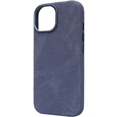 Чохол Denim with MagSafe для Apple iPhone 15 (6.1") Blue