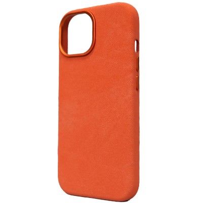 Чохол Denim with MagSafe для Apple iPhone 15 (6.1") Orange Чохол Denim with MagSafe для Apple iPhone 15 (6.1") Orange