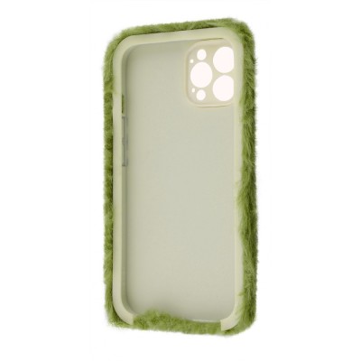 Чохол Fluffy Love Case iPhone 13 Pro green