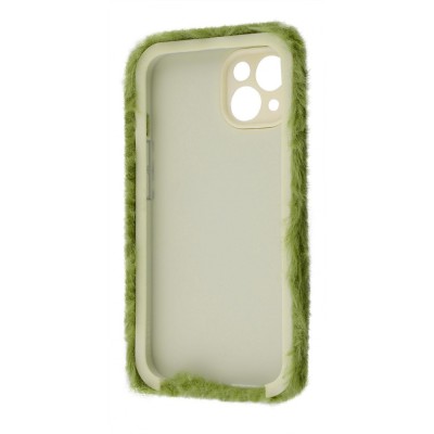 Чохол Fluffy Love Case iPhone 14 green