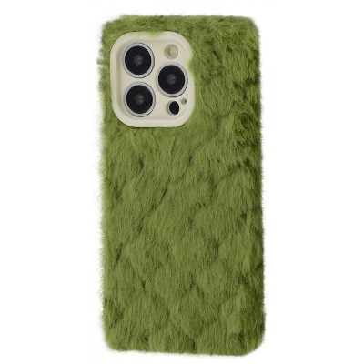 Чохол Fluffy Love Case iPhone 14 Pro Max green