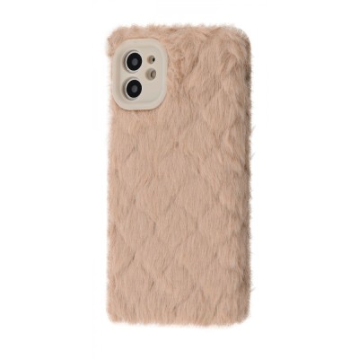 Чохол Fluffy Love Case iPhone 15 Pro Max pink sand