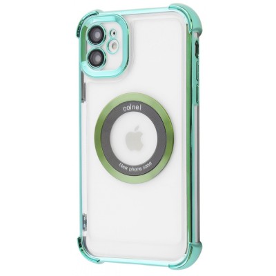 Чохол Glossy Case with Magnetic Ring iPhone 12 green
