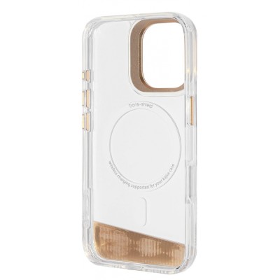 Чохол Kajsa Aluminium Shield with Magnetic Ring iPhone 16 light gold