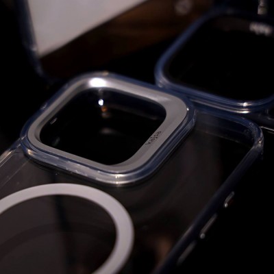 Чохол Kajsa Aluminium Shield with Magnetic Ring iPhone 16 light gold