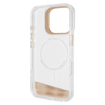 Чохол Kajsa Aluminium Shield with Magnetic Ring iPhone 16 Pro silver