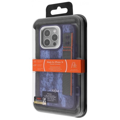 Чохол Kajsa Outdoor Collection Tie Dye with Magnetic Ring iPhone 16 gray