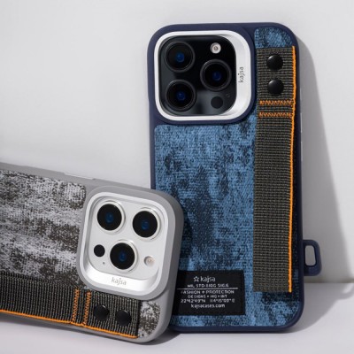 Чохол Kajsa Outdoor Collection Tie Dye with Magnetic Ring iPhone 16 gray