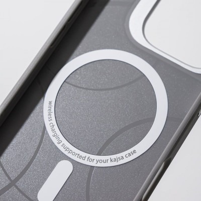 Чохол Kajsa Outdoor Collection Tie Dye with Magnetic Ring iPhone 16 gray