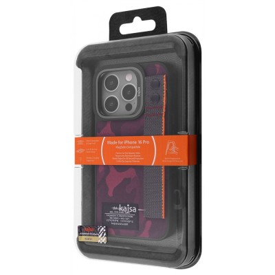 Чохол Kajsa Outdoor Collection with Magnetic Ring iPhone 16 Pro red