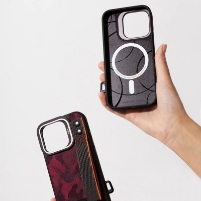 Чохол Kajsa Outdoor Collection with Magnetic Ring iPhone 16 Pro red