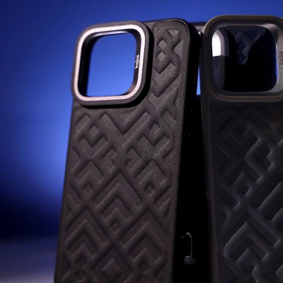 Чохол Kajsa Rhombus Collection with Magnetic Ring iPhone 16 olive