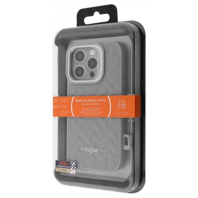Чохол Kajsa Rhombus Collection with Magnetic Ring iPhone 16 Pro olive
