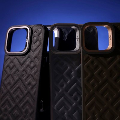 Чохол Kajsa Rhombus Collection with Magnetic Ring iPhone 16 Pro olive