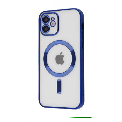 Чохол Metal Matte Case with Magnetic Ring iPhone 12 Pro Max midnight blue