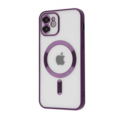 Чохол Metal Matte Case with Magnetic Ring iPhone 13 Pro Max deep purple