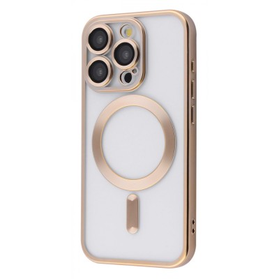 Чохол Metal Matte Case with Magnetic Ring iPhone 15 Pro yellow