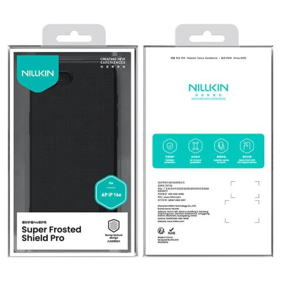 Чохол Nillkin Matte Pro для Apple iPhone 16e (6.1") Чорний / Black