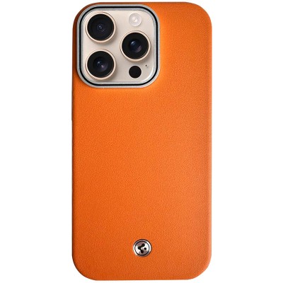Чохол PC+Leather SGP with MagSafe для Apple iPhone 15 Pro (6.1") Brown Чохол PC+Leather SGP with MagSafe для Apple iPhone 15 Pro (6.1") Brown
