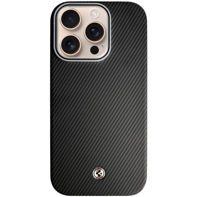 Чохол PC+Leather SGP with MagSafe для Apple iPhone 15 Pro Max (6.7") Carbon Чохол PC+Leather SGP with MagSafe для Apple iPhone 15 Pro Max (6.7") Carbon