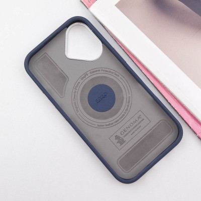 Чохол PC+Leather SGP with MagSafe для Apple iPhone 16 (6.1") Blue Чохол PC+Leather SGP with MagSafe для Apple iPhone 16 (6.1") Blue
