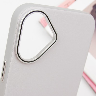 Чохол PC+Leather SGP with MagSafe для Apple iPhone 16 (6.1") Grey Чохол PC+Leather SGP with MagSafe для Apple iPhone 16 (6.1") Grey