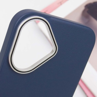 Чохол PC+Leather SGP with MagSafe для Apple iPhone 16 Plus (6.7") Blue