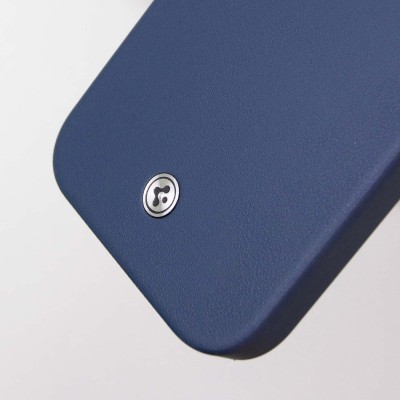 Чохол PC+Leather SGP with MagSafe для Apple iPhone 16 Plus (6.7") Blue