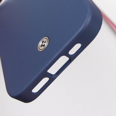 Чохол PC+Leather SGP with MagSafe для Apple iPhone 16 Plus (6.7") Blue